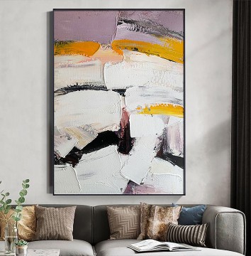Artworks in 150 Subjects Painting - Abstract 03 by Palette Knife wall art minimalism